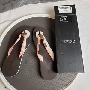 Pevino Orthotic Flip Flops Thong Sandal Womens 11 Mens 9 Arch Support